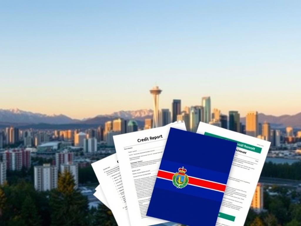 British Columbia credit report resources with Vancouver backdrop British Columbia credit report resources with Vancouver backdrop