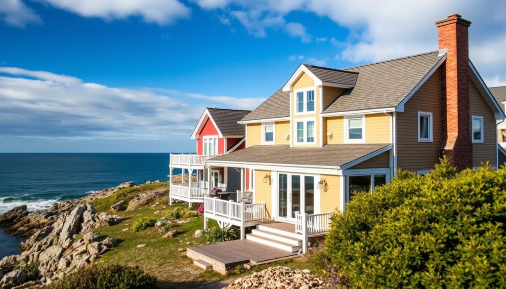 Coastal home in Atlantic Canada representing the regional mortgage market