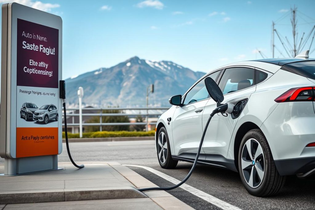 Electric vehicle charging in British Columbia with financing advertisement Electric vehicle charging in British Columbia with financing advertisement