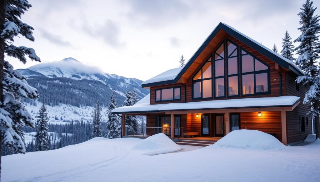 Northern Canadian home representing unique territorial mortgage considerations