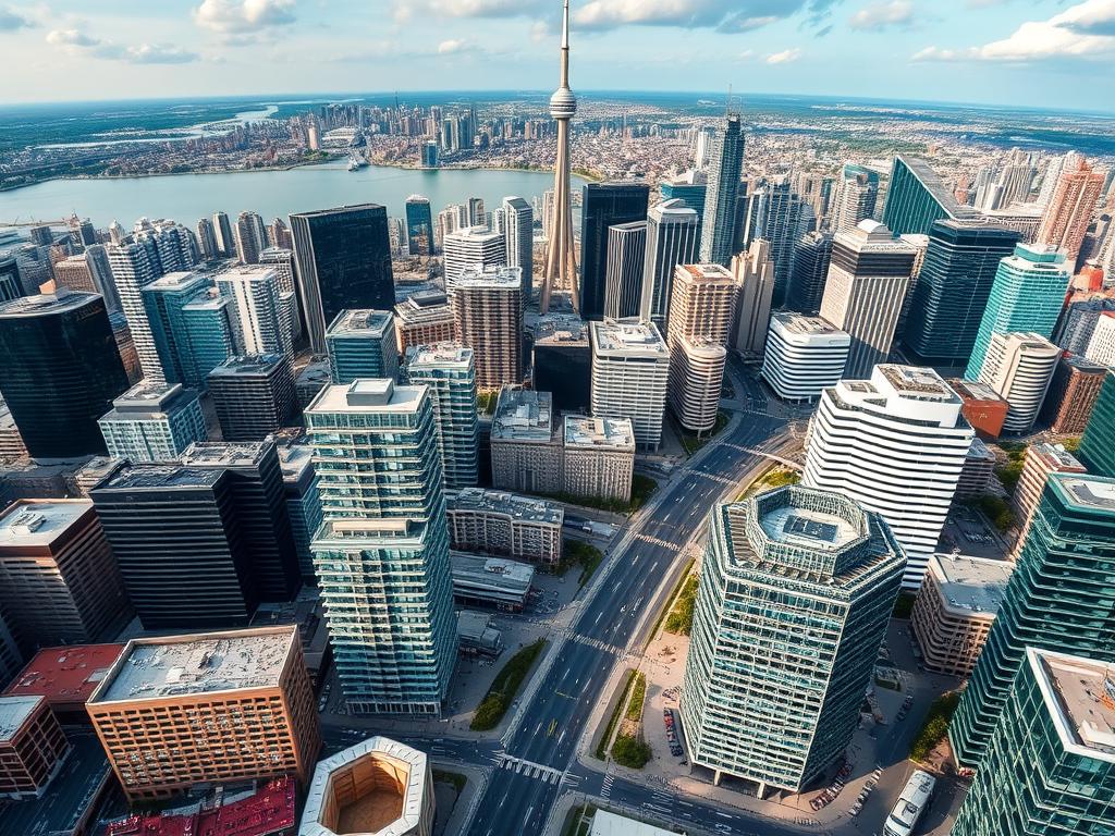 Toronto business district representing business loans in Canada opportunities in Ontario Toronto business district representing business loans in Canada opportunities in Ontario