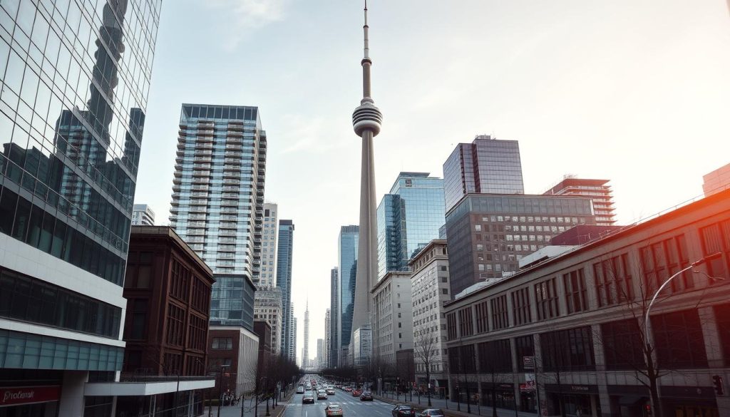 Toronto financial district representing debt solutions in Ontario Toronto financial district representing debt solutions in Ontario