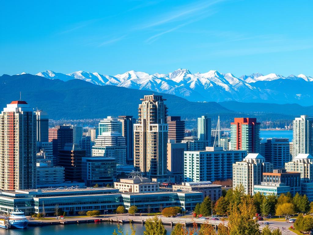 Vancouver business scene representing business loans in Canada options in BC Vancouver business scene representing business loans in Canada options in BC