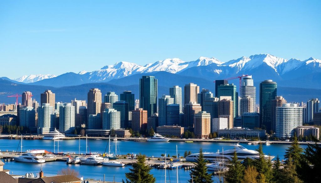 Vancouver skyline representing debt solutions in British Columbia Vancouver skyline representing debt solutions in British Columbia