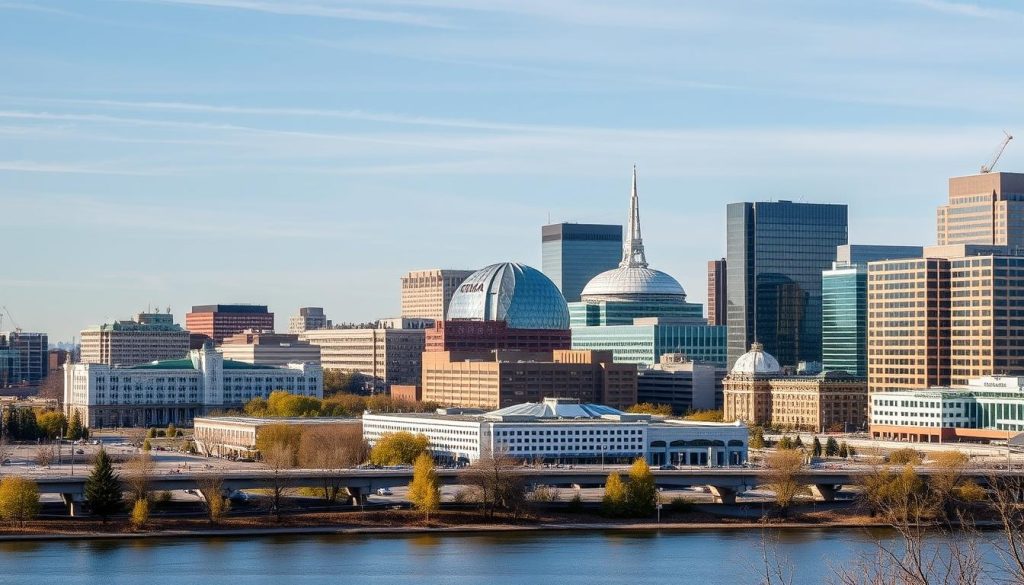 Winnipeg cityscape representing debt solutions in Manitoba Winnipeg cityscape representing debt solutions in Manitoba