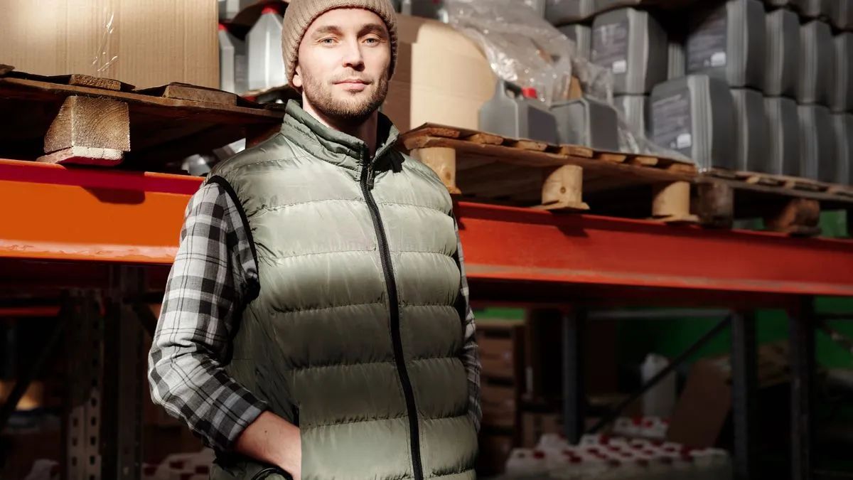 Warehouse owner preparing to qualify for business loans