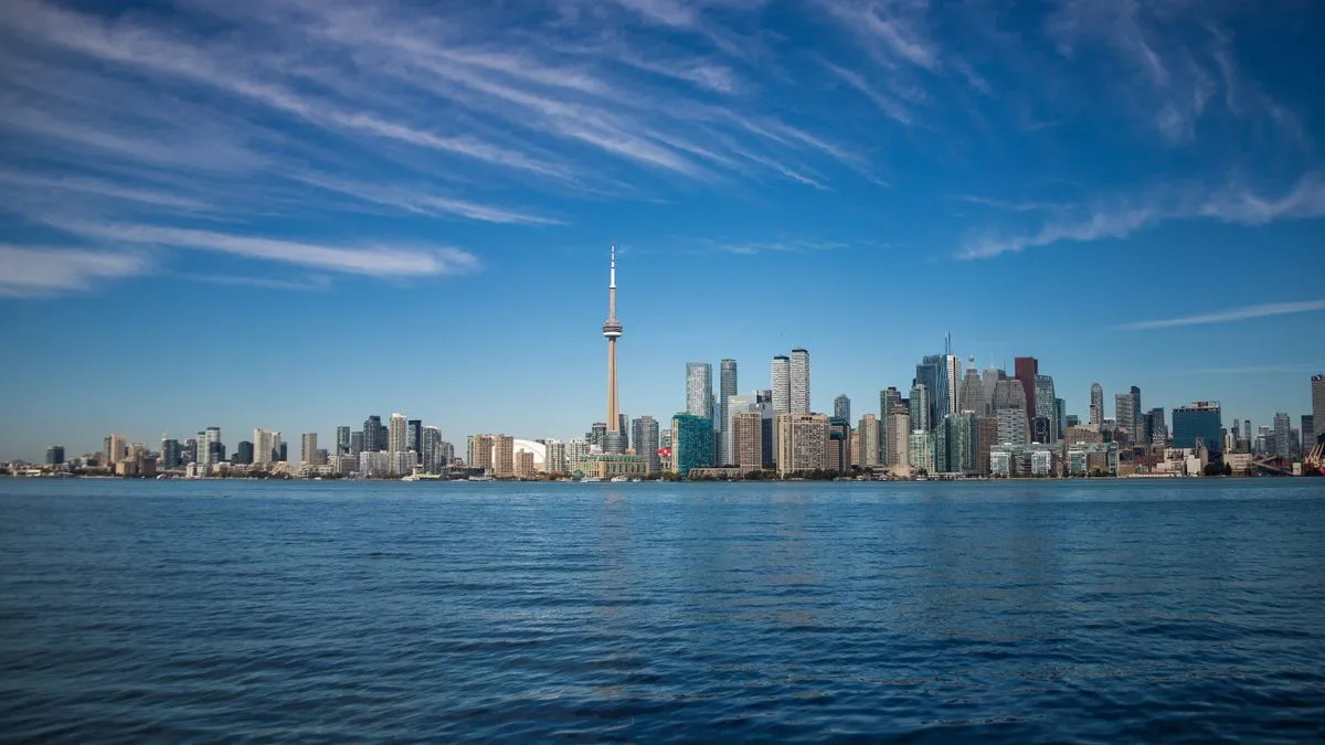 Toronto skyline representing Ontario, where ODSP payment dates apply
