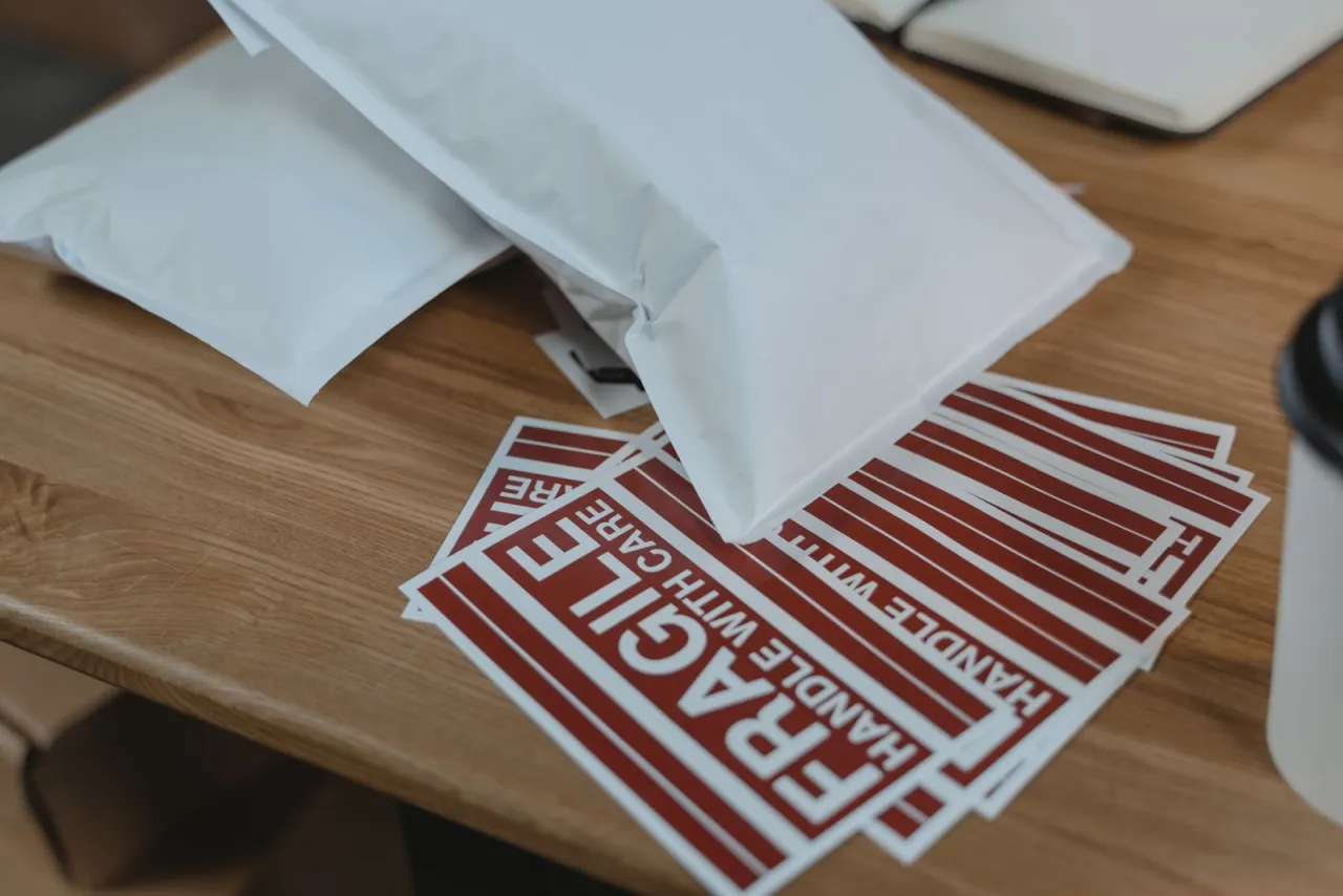 Mailing supplies and packages that lead to a Canada Post charge on a credit card